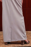 Long uniform gray skirt