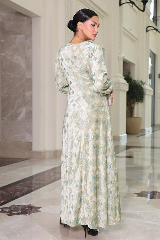 Tiffany sequin velvet maxi dress 